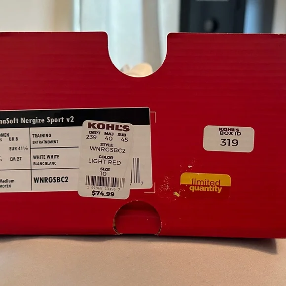 New Balance White and Floral Women's Sneakers - Picture 5 of 5